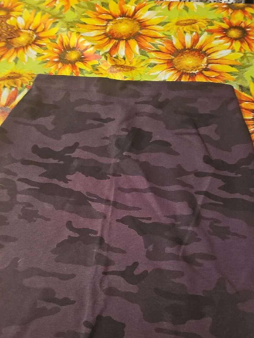 Sanctuary Purple Camouflage Pencil Skirt